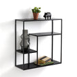Estantería de pared 60 Metal Black