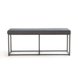 Banqueta 35 Acolchada Negro