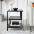 Mesa lateral Séparé Metal Black