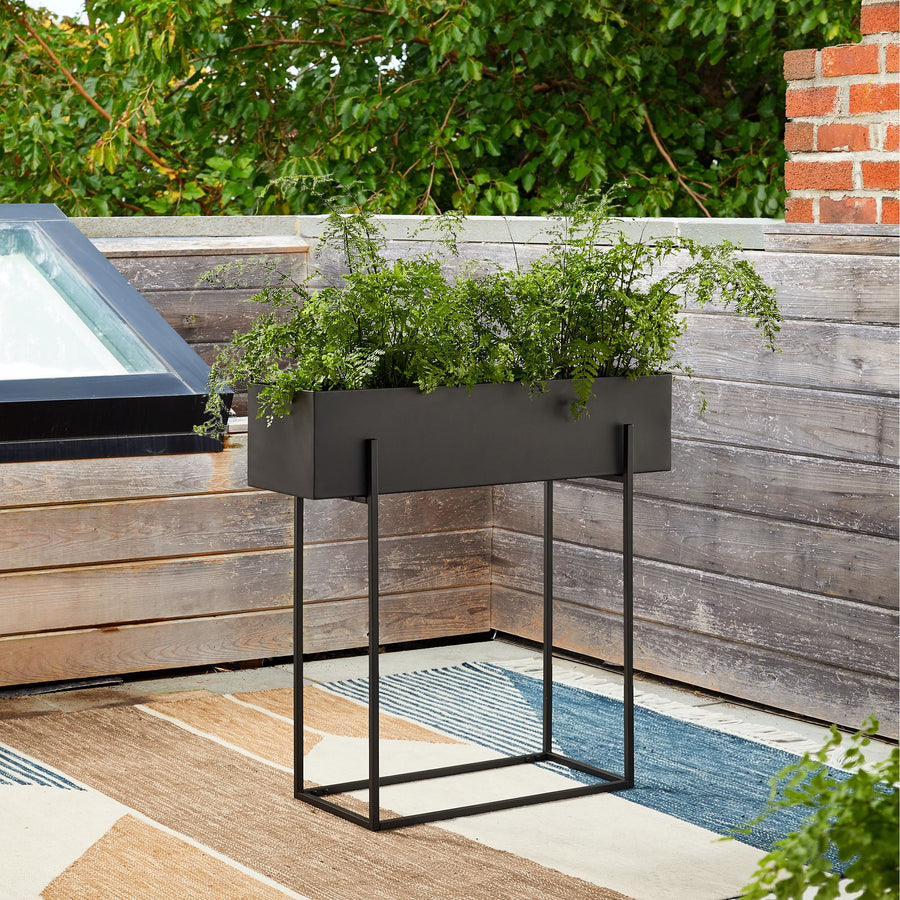 Plant Station Rectangular Alto Metal