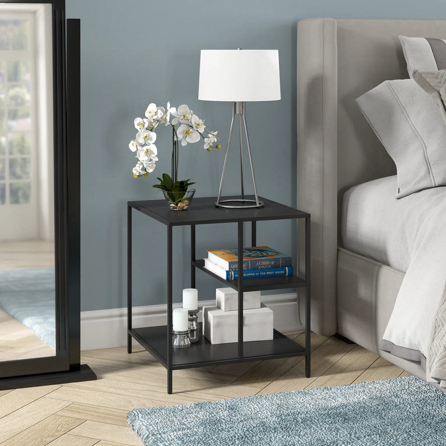 Mesa Lateral Auxiliar Lasse Metal Black