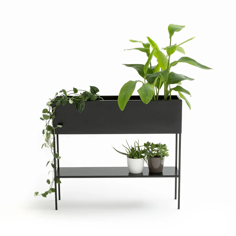 Arrimo Macetero 90 Metal Black