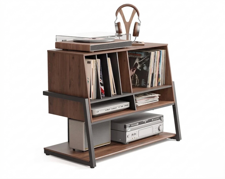 Mueble Vinilos Aukan Duo 100