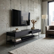 Rack TV 135 Abedul Luxe Metal Black