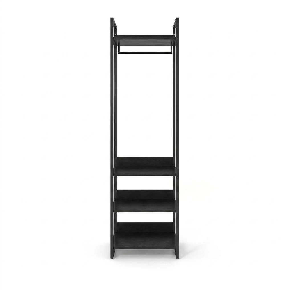 Armario 3 Estantes 55 MIMA NEGRO — Kallfu.cl — BLACK