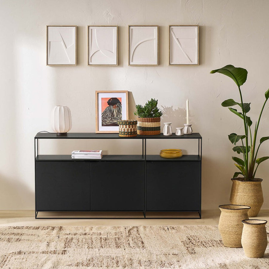 Gabinete simple 3 puertas Metal