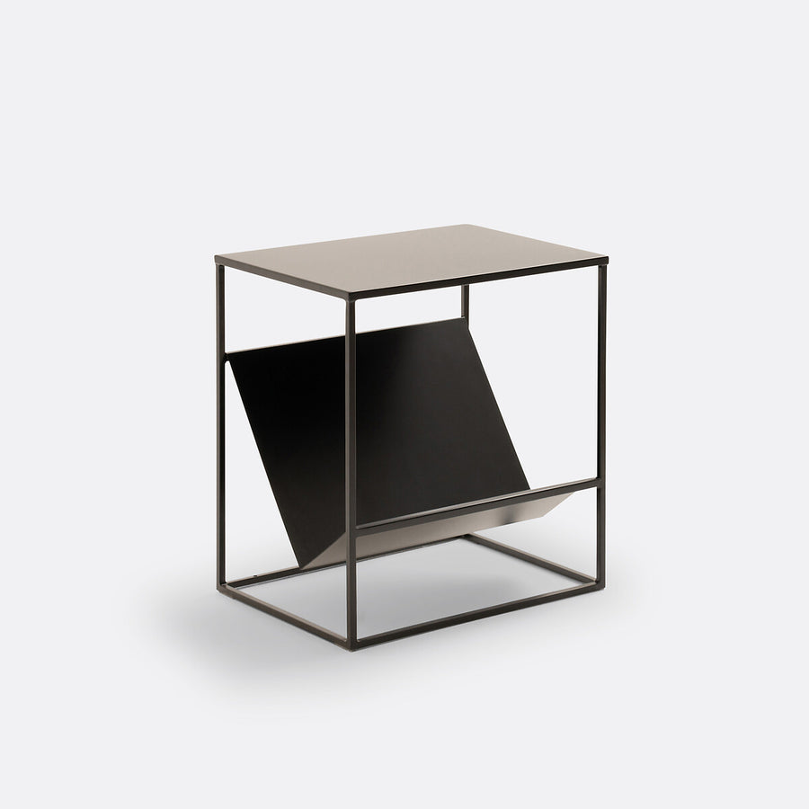Porta Vinilos Revista Simple │ Metal Black