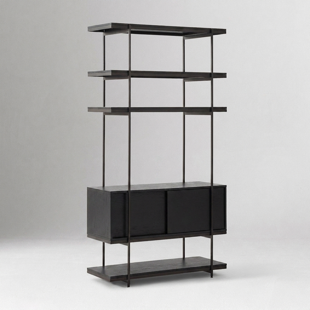 Estante Dojo M Mima con puertas — Kallfu.cl — BLACK
