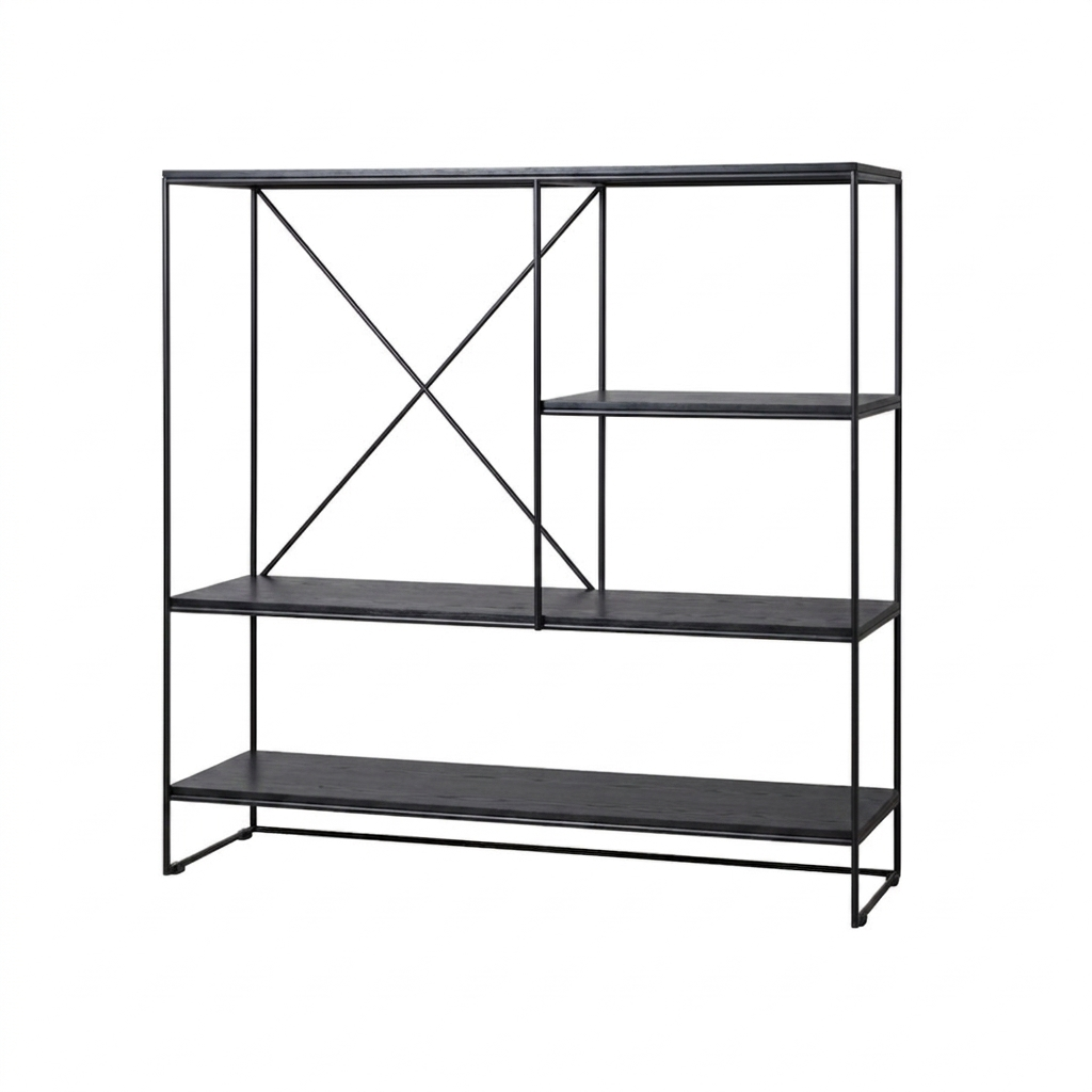 Estanteria Equis Dual VARA MIMA — Kallfu.cl — BLACK