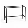 Base para Mesa Bar en H Kallfü, estructura de metal negro de 140 x 60 x 90 cm con tres travesaños