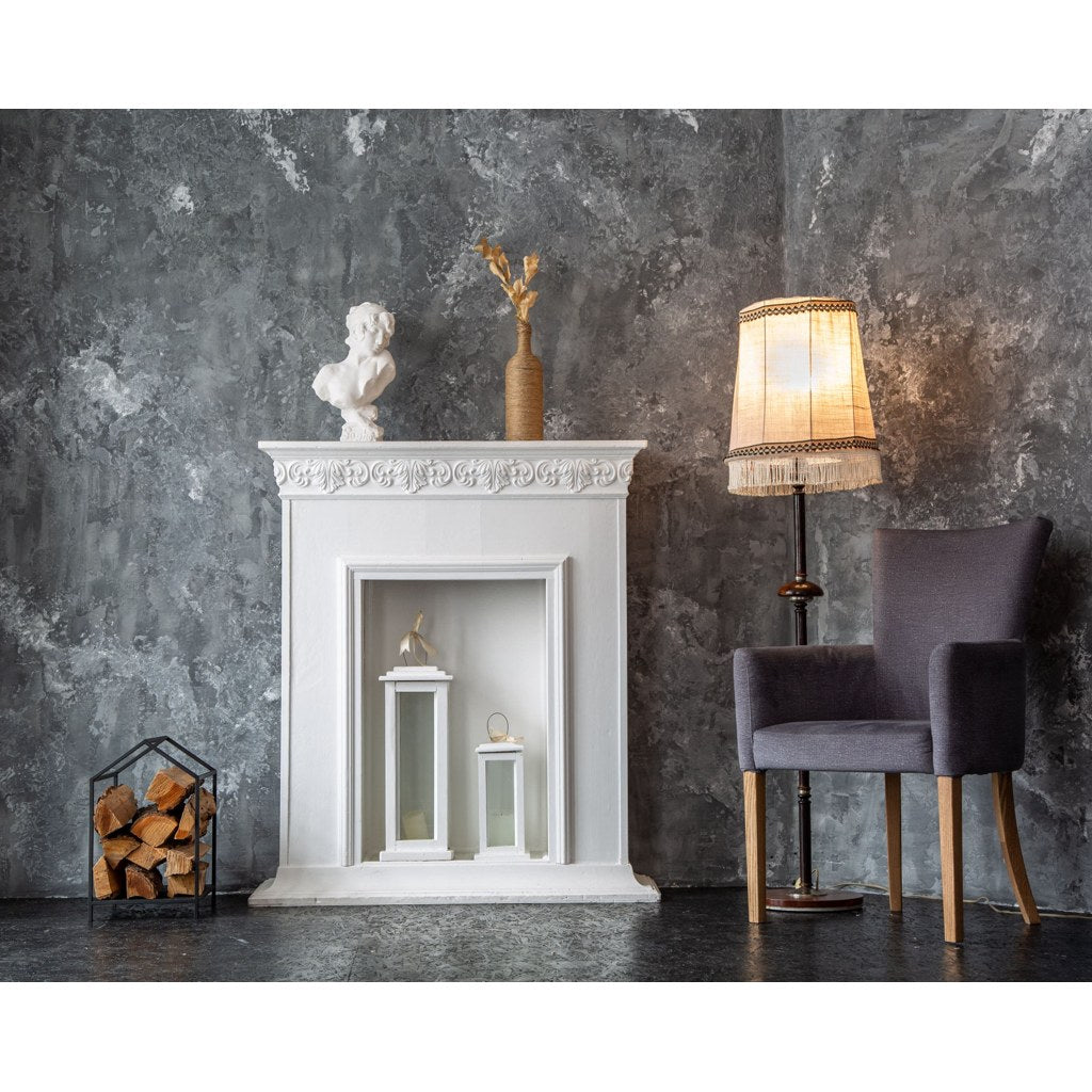 Leñero Nord Kallfü metal negro 40 cm — en ambiente