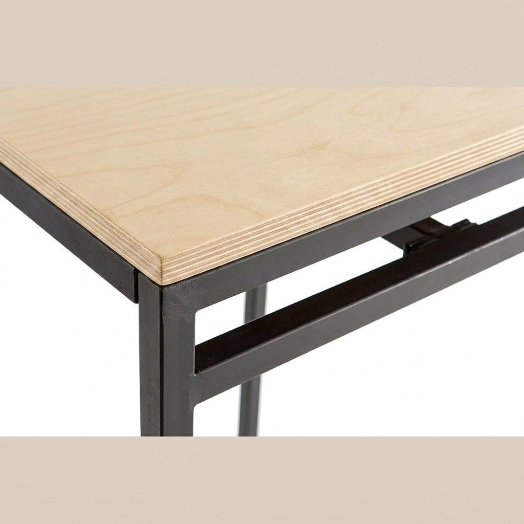 Mesa Alta Ypster Kallfü 70 cm tono MIMA — detalle del canto de 18 mm