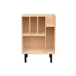 Mueble Vinilos Virgile Kallfü 65 cm madera y metal, 65x45x95 cm tono MIMA — vista frontal