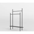 Toallero Arcula Kallfü metal negro 100 cm — vista 3/4