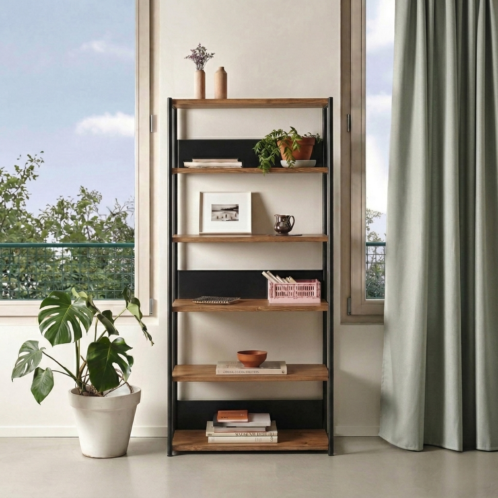 Librero Escandinavo 180 Minimal — TOFFEE
