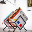 Porta Vinilos 50 Metal Black