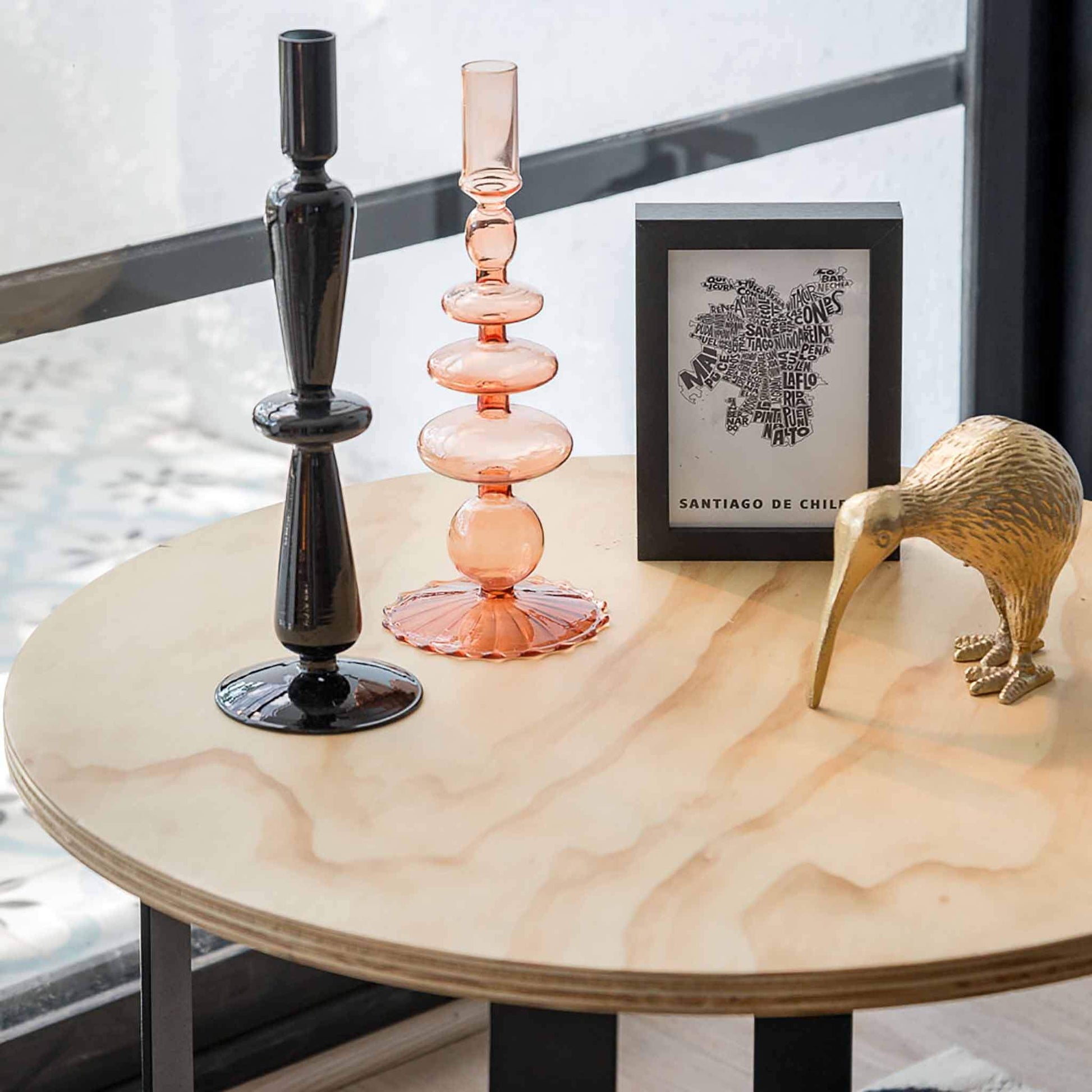 Mueble mesita de centro diseño redondo