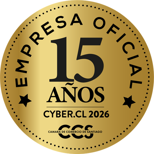 Empresa oficial Cyber.cl 2026 · 15 años · Cámara de Comercio de Santiago
